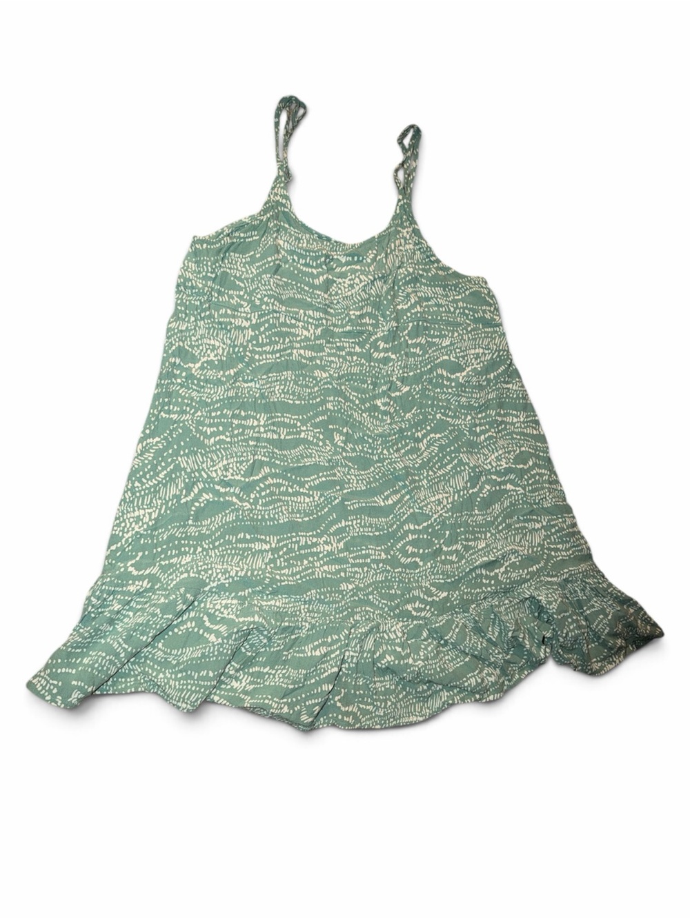 Urban Outfitters Sage Green Dot Print Mini Dress Size M